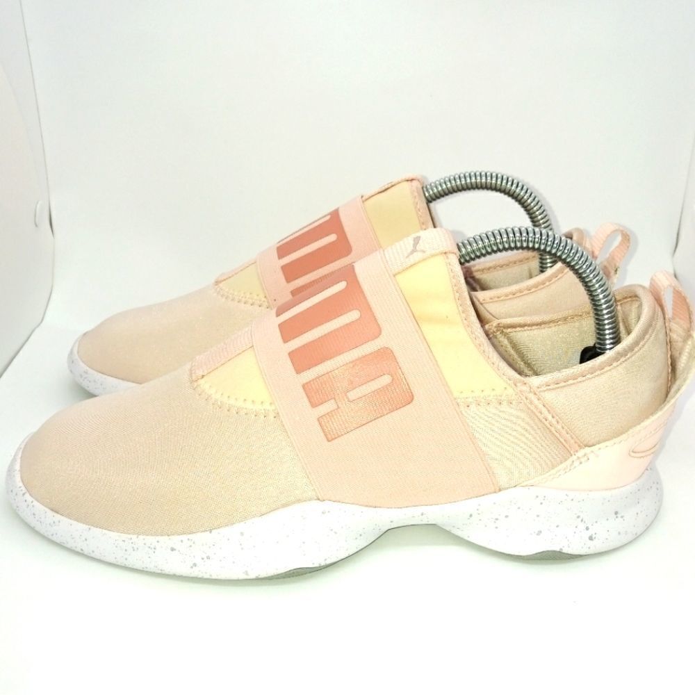 Puma Dare Speckle Women's Slip On Sneakers‎ Shoes Size 8.5 Pink, White